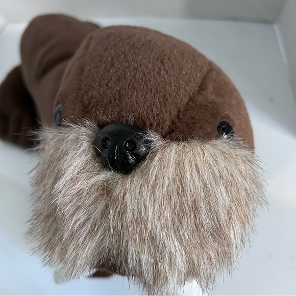 Stuffed Animal House Brown Walrus plush 20” - Picture 2 of 7